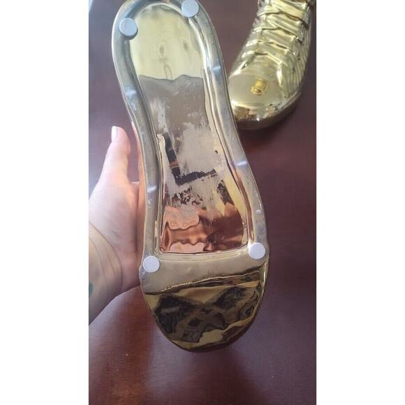 Ceramic Gold Shoes Elk Lighting Fly Like A Butterfly - Picture 3 of 7